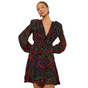 FARM Rio Oxen Rainbow Mini Dress Large